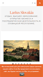 Mobile Screenshot of larius-slovakia.com